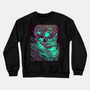 Fantasy Cables Skull Crewneck Sweatshirt